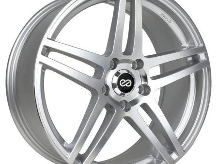 Enkei RSF5 18x8 40mm Offset 5x100 Bolt Pattern 72.6mm Bore Dia Silver Machined Wheel Online