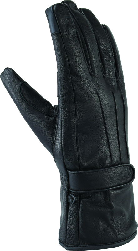 Kuryakyn Leather By River Road Taos Cold Weather Gloves Black - Small Online Sale