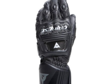 Dainese Druid 4 Leather Gloves Black Black Charcoal-Gray - 3XL Discount