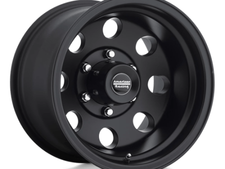 American Racing AR172 15X7 5X5.5 S-BLK -6MM Hot on Sale