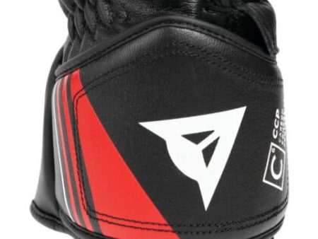 Dainese Druid 4 Leather Gloves Black Lava-Red White - 2XL Online now