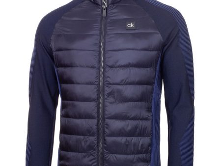 Calvin Klein Dynamo Tech Knit Jacket - Navy For Cheap