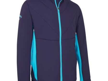 Callaway Mixed Media Insulated Jacket - Peacoat For Cheap