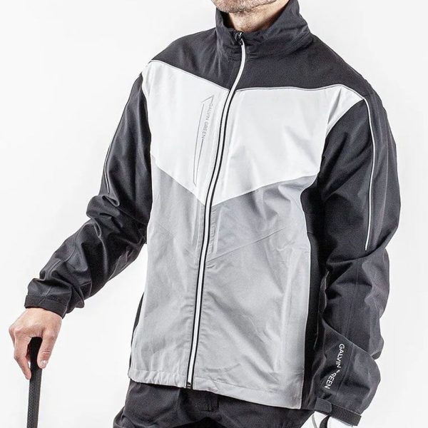 Galvin Green Armstrong GORE-TEX Paclite Waterproof Jacket - Black Sharkskin Cool Grey Hot on Sale