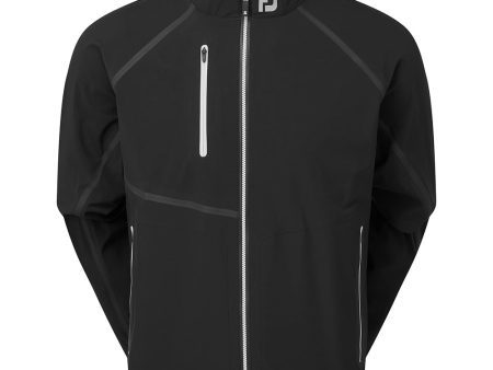 FootJoy HydroTour Waterproof Jacket - Black Silver Online now