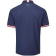 Oscar Jacobson Durham Tour Polo Shirt - Navy Jewel Red on Sale