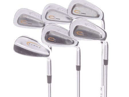 Alpha Golf C1 Pro Steel Mens Right Hand Irons 5-PW  Stiff - Shamada s lite Fashion