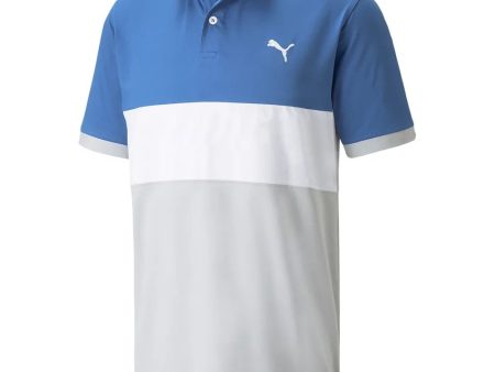 Puma Cloudspun Highway Polo Shirt - Bright Cobalt High Rise Fashion