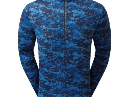 FootJoy Cloud Camo 1 4 Zip Pullover - Navy Fashion