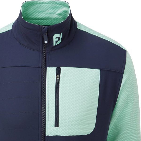 FootJoy ThermoSeries Hybrid Jacket - Seaglass Navy Hot on Sale