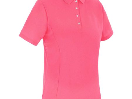 ProQuip Ladies Pro Tech Polo Shirt - Fuchsia Pink Online Sale