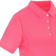 ProQuip Ladies Pro Tech Polo Shirt - Fuchsia Pink Online Sale