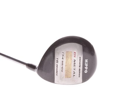 Hippo Bi Metal Steel Mens Right Hand Fairway 3 Wood 16 Degree Uniflex - True Temper Hippo Online