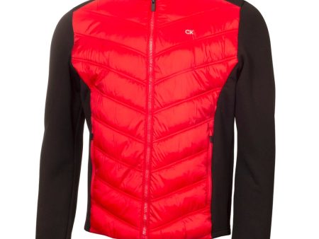 Calvin Klein Frontera Hybrid Jacket - Red Fashion